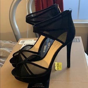 Jessica Simpson Mesh Heels